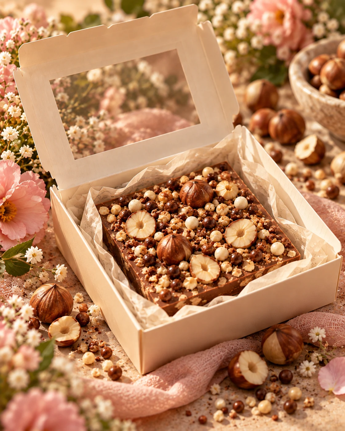 Hazelnut Crunch — Piimašokolaad · sarapuupähkel · krõmps